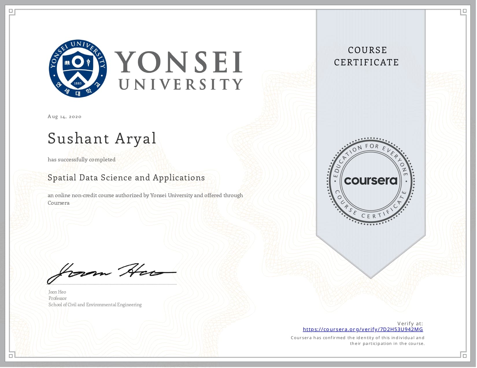 Spatial Data Science