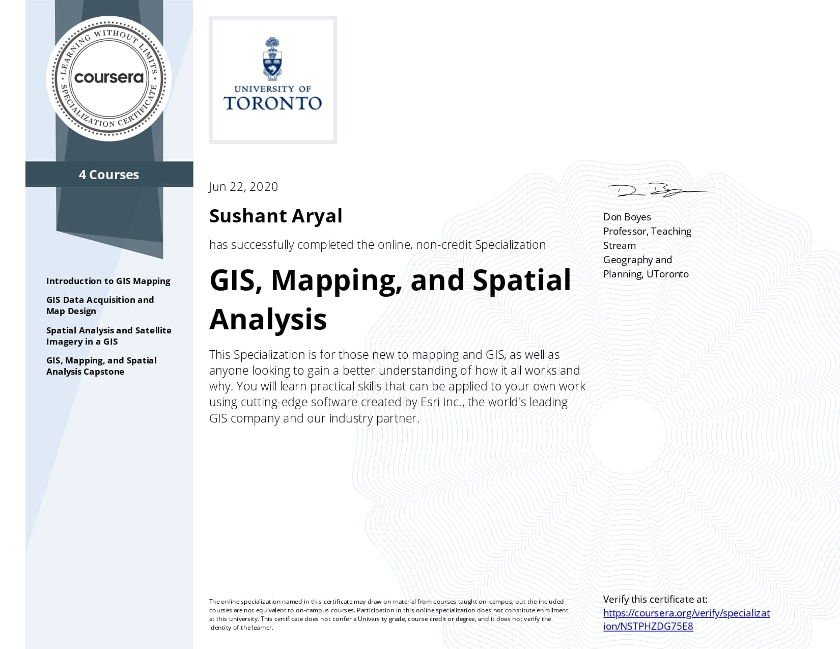GIS & Spatial Analysis