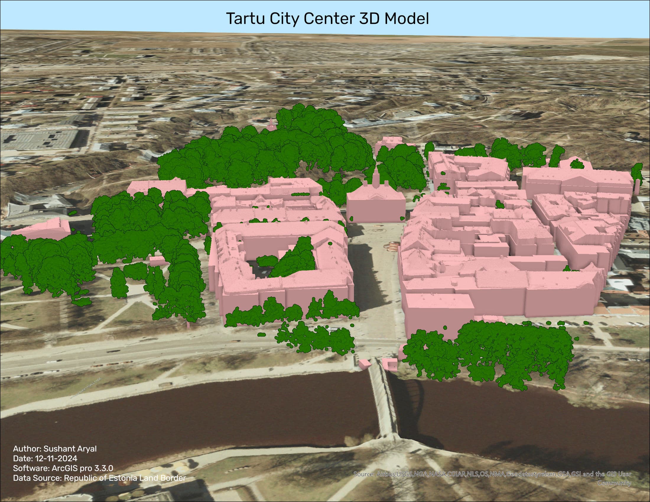 3D Model of Tartu City Center